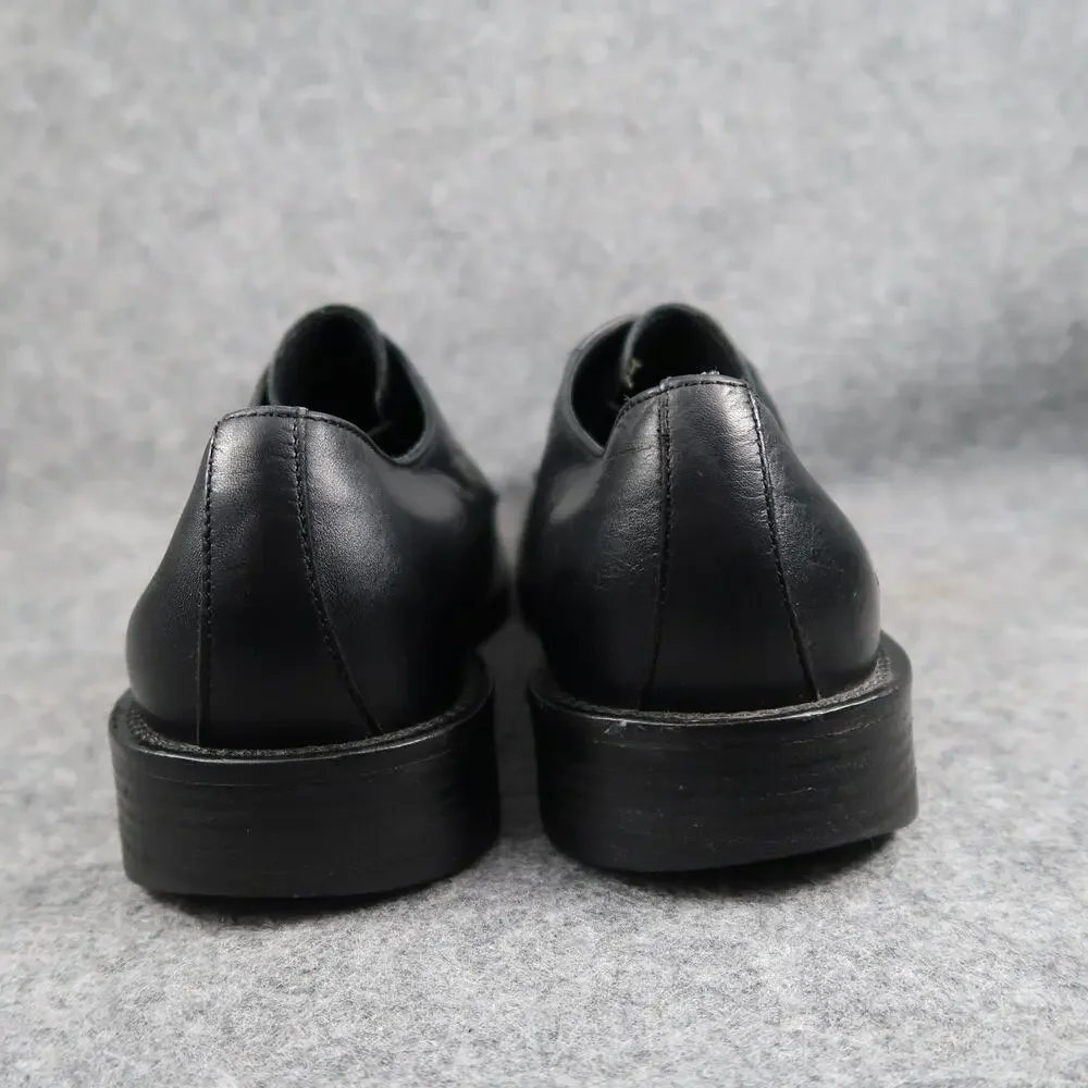 Banana Republic Shoes Mens 9.5 Derby Oxford Black Leather Moc Toe Dress Formal